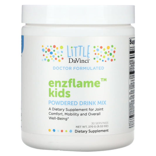 Little DaVinci, Enzflame Kids, Powdered Drink Mix, 9.52 oz (270 g) - Image 1