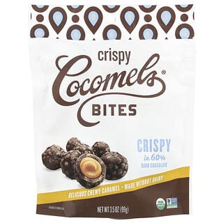 Rich Dark Chocolate Coconut Caramel Bites | Vegan & USDA Organic