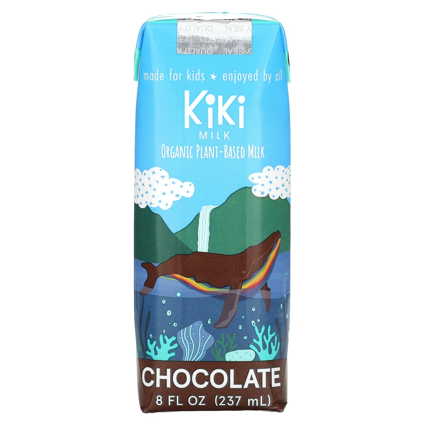 Kiki Milk, Organic Plant-Based Milk, Chocolate , 8 fl oz (237 ml) - Image 1