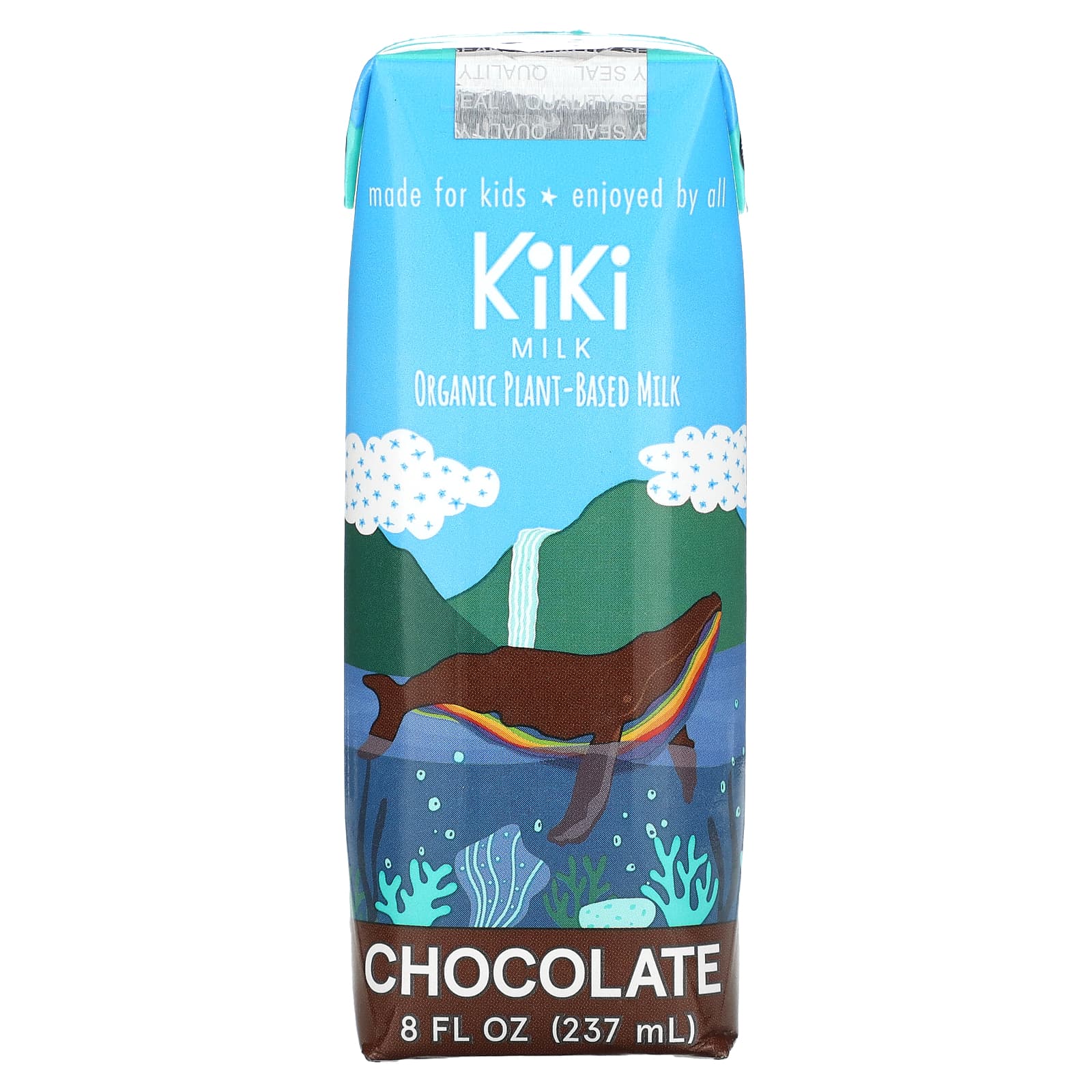 Kiki Milk, Organic Plant-Based Milk, Chocolate , 8 fl oz (237 ml) - Image 1