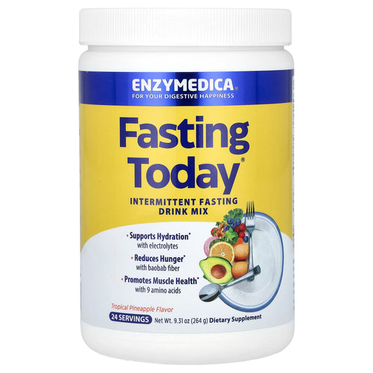 Enzymedica Intermittent Fasting Drink Mix - Tropical Pineapple, 264g - Image 1