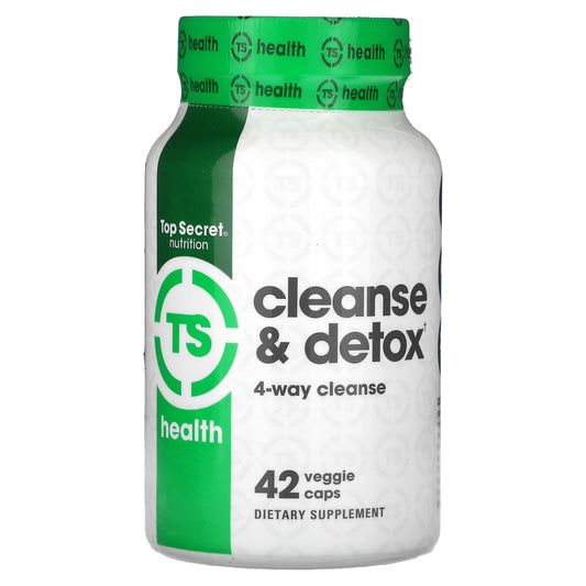 Top Secret Nutrition, Health, Cleanse & Detox, 42 Veggie Caps - Image 1