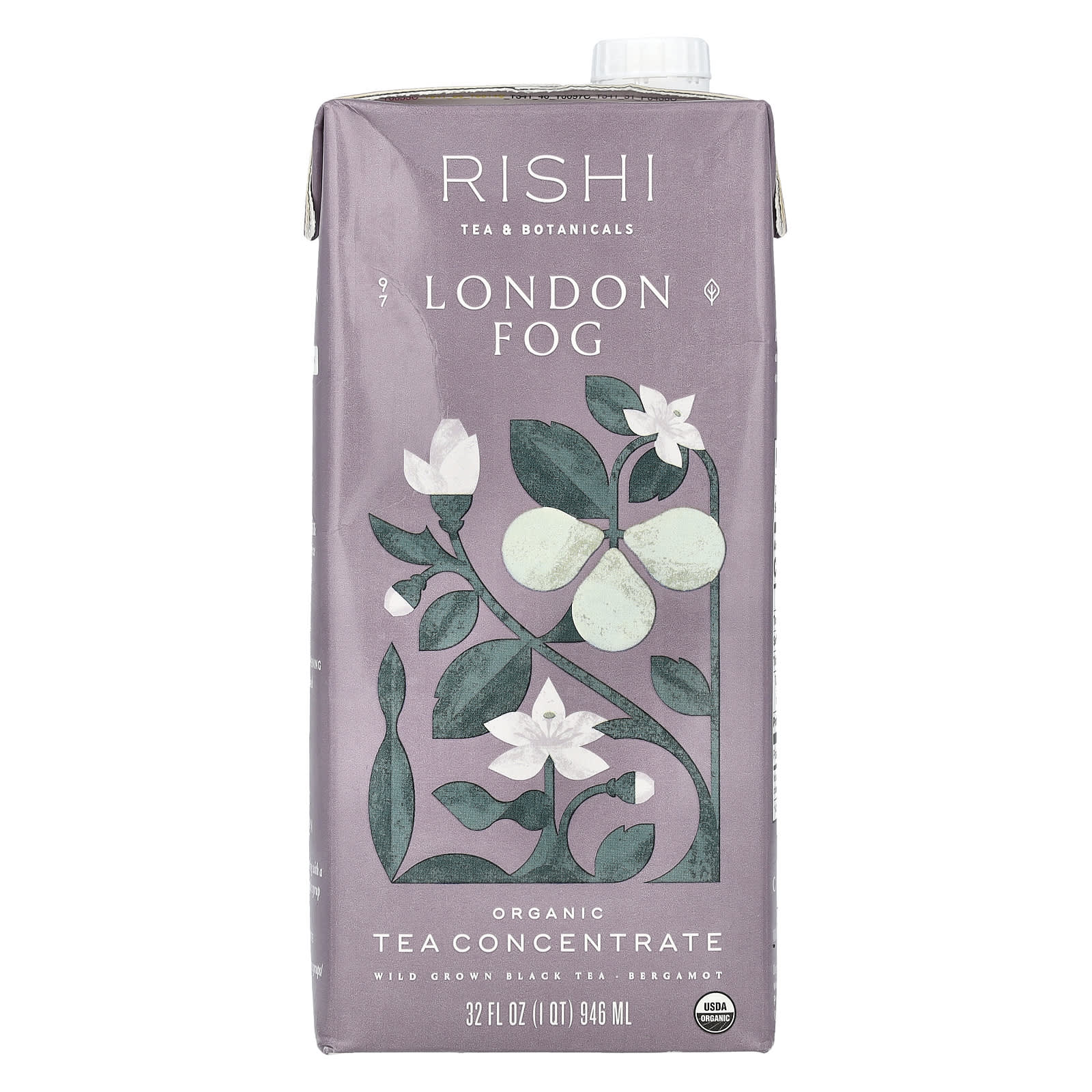 Rishi Tea, Organic Tea Concentrate, London Fog, 32 fl oz (946 ml) - Image 1