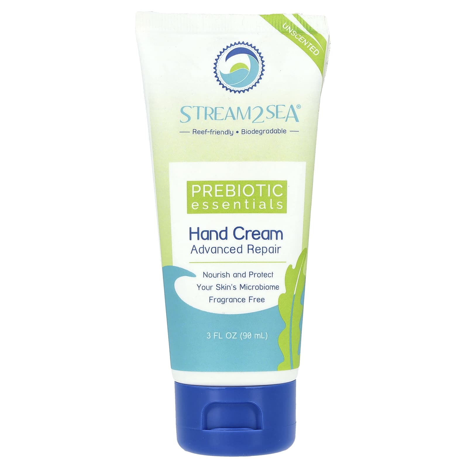 Stream2Sea, Prebiotic Essentials, Hand Cream, Unscented, 3 fl oz (90 ml) - Image 1