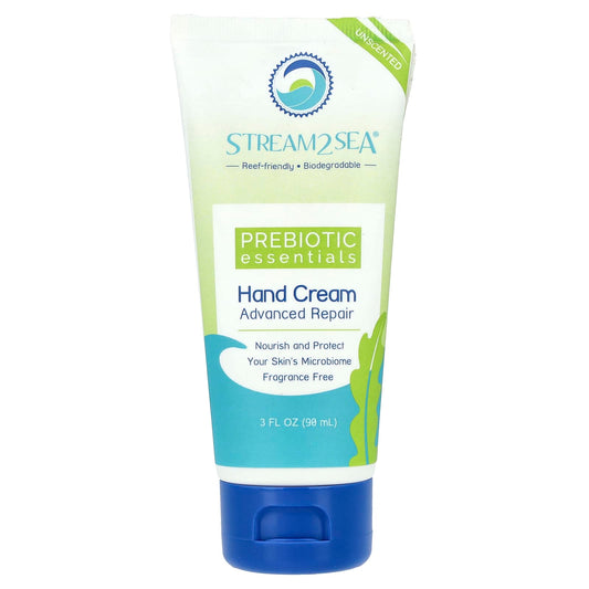 Stream2Sea, Prebiotic Essentials, Hand Cream, Unscented, 3 fl oz (90 ml) - Image 1