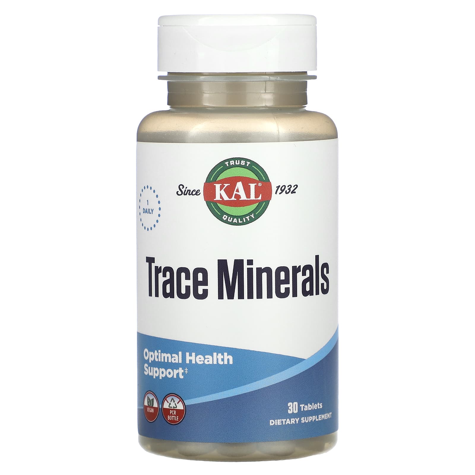 KAL Trace Minerals, 30 Tablets - Optimize Daily Health - Image 1