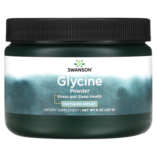 Swanson, Glycine Powder, 8 oz (227 g) - Image 1