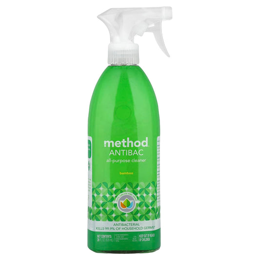 Method, AntiBac, All-Purpose Cleaner, Bamboo, 28 fl oz (828 ml) - Image 1