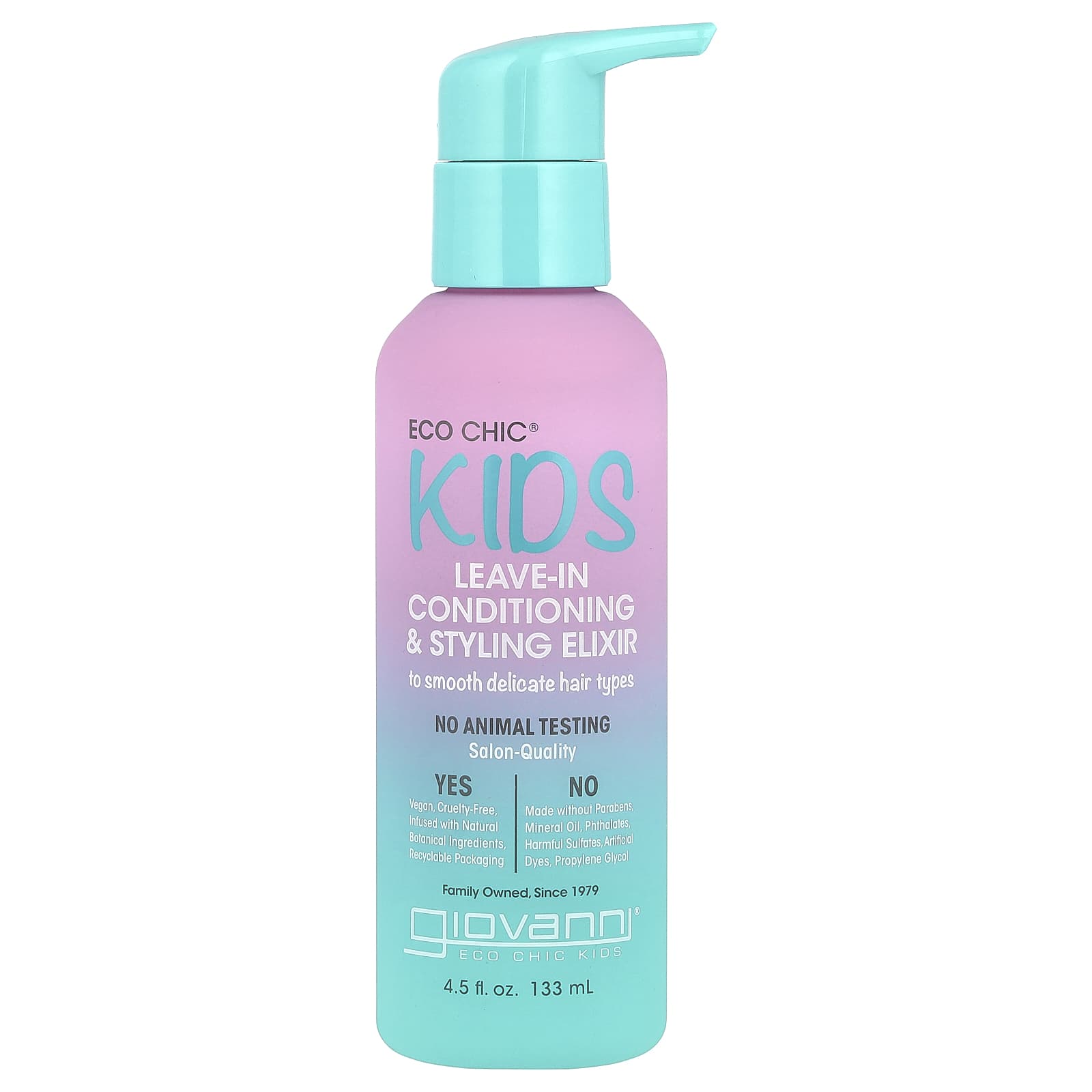 Giovanni Eco Chic Kids Leave-In Conditioner & Styler, 4.5 fl oz - Image 1