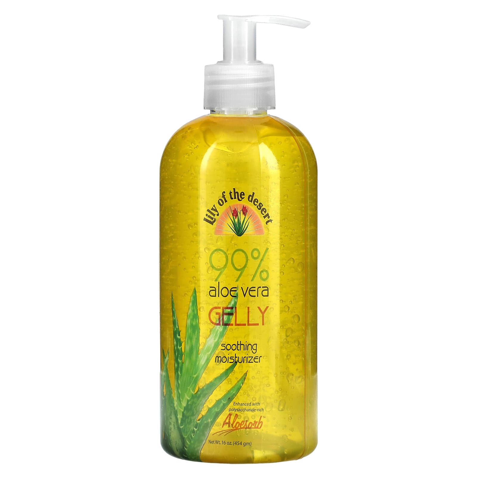 Lily of the Desert, 99% Aloe Vera Gelly, Soothing Moisturizer, 16 oz (454 g) - Image 1