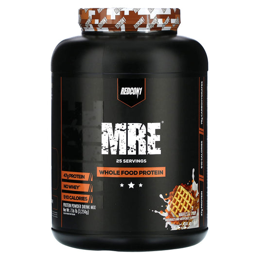 Redcon1, MRE, Whole Food Protein, Waffles & Syrup, 7.16 lb (3,250 g) - Image 1