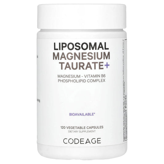 Unlock Peak Performance with CodeAge Liposomal Magnesium Taurate+ - Image 1