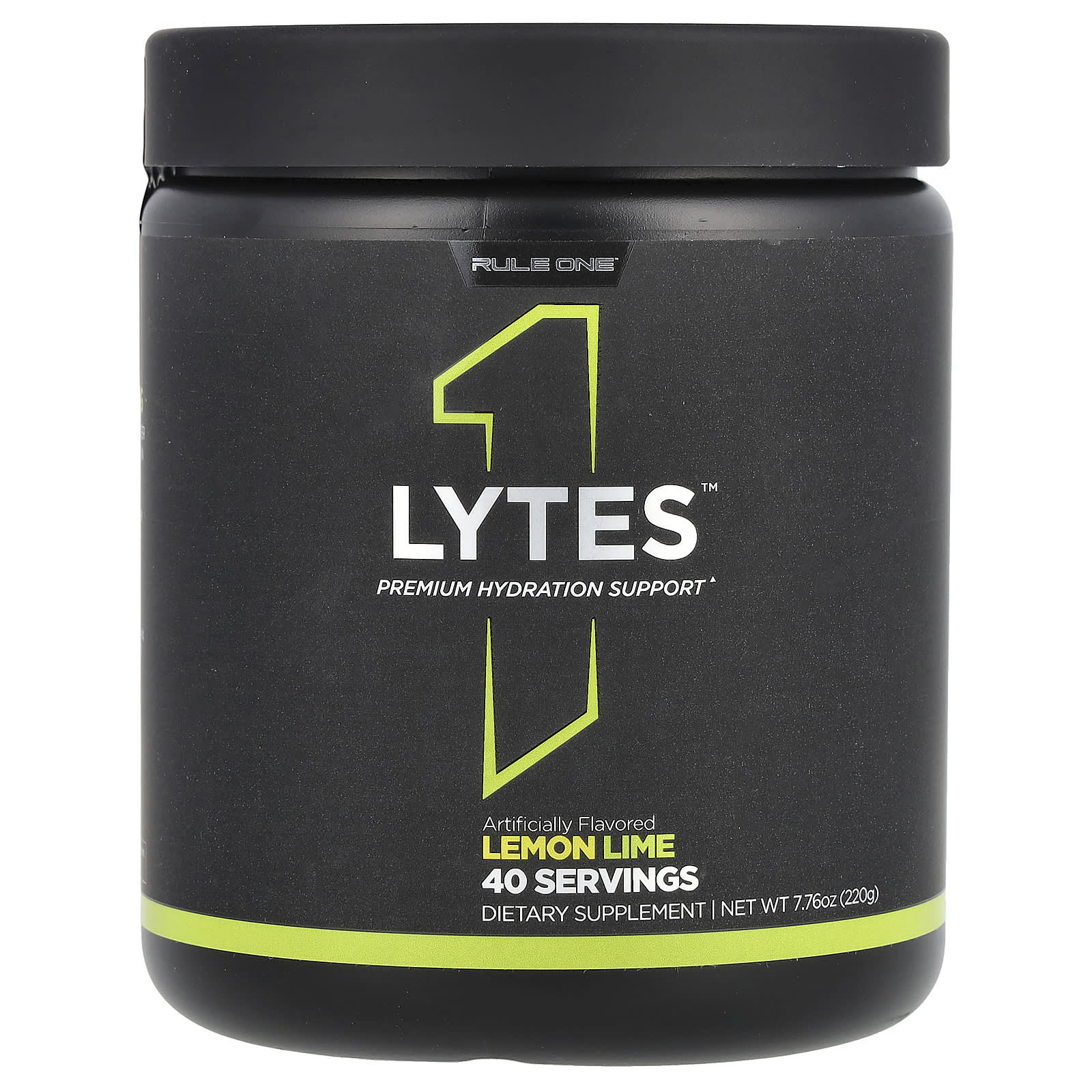 Rule One Proteins, Lytes, Lemon Lime, 7.76 oz (220 g) - Image 1