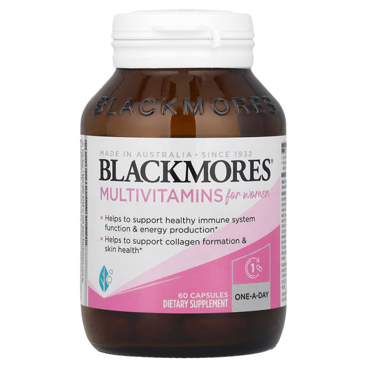 Blackmores Women's Multivitamin Supplement, 60 Capsules - Supports Healthy Immune & Energy - Image 1