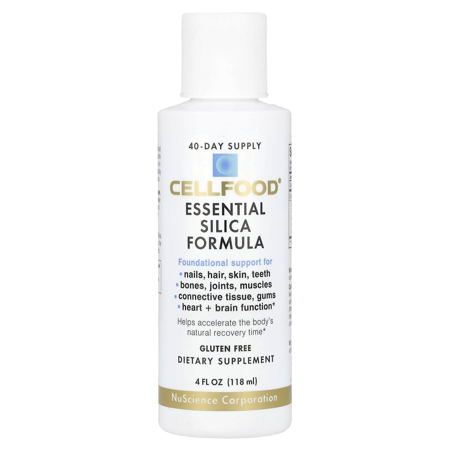 Unlock Youthful Aging with Cellfood Essential Silica Formula 4 fl oz - Image 1