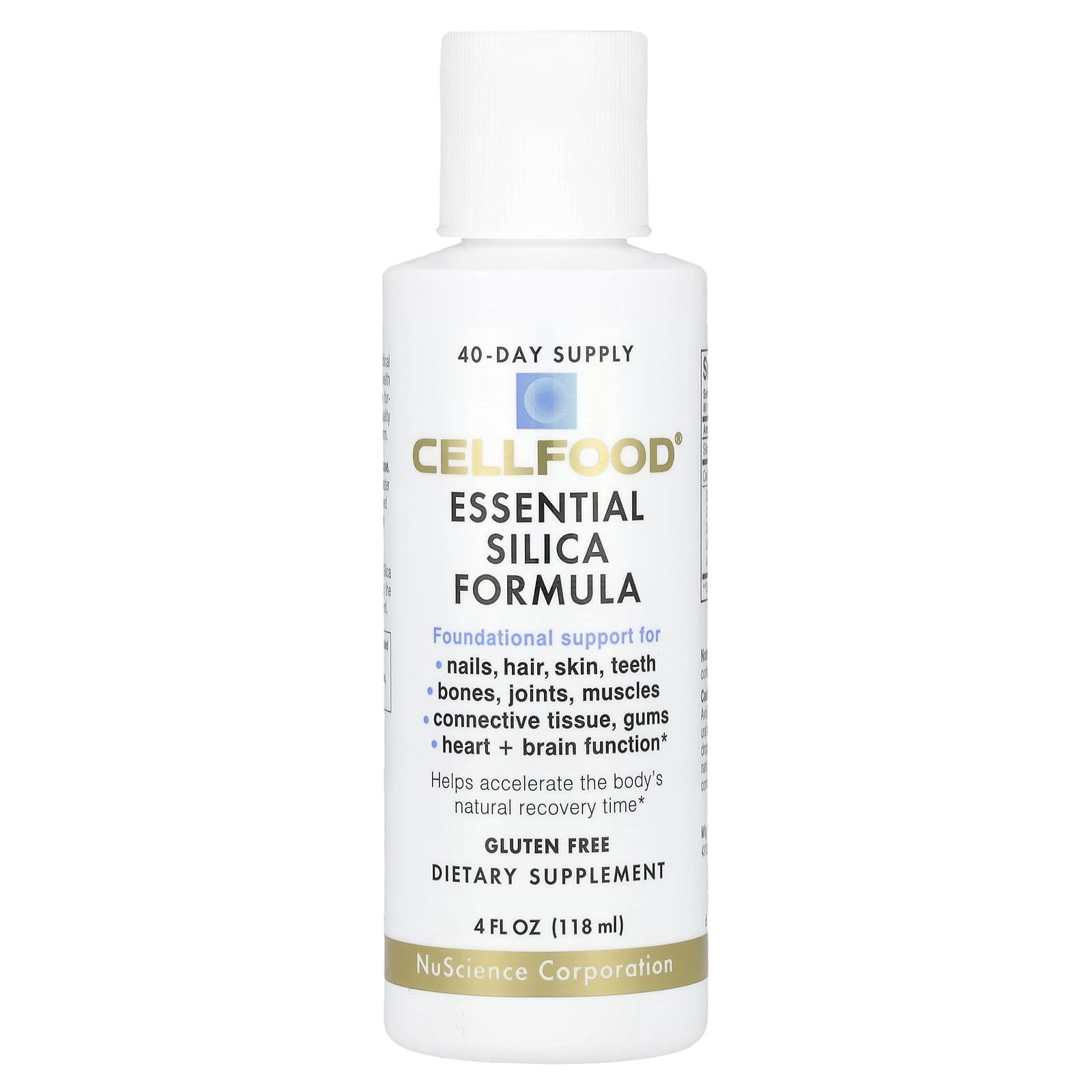 Unlock Youthful Aging with Cellfood Essential Silica Formula 4 fl oz - Image 1