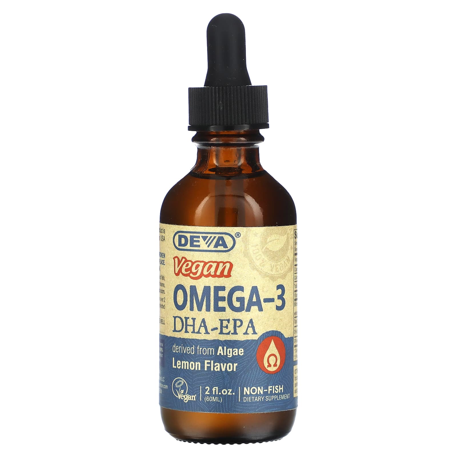 Vegan Omega-3 Supplements by Deva - Support Heart Health & Brain Function - Image 1
