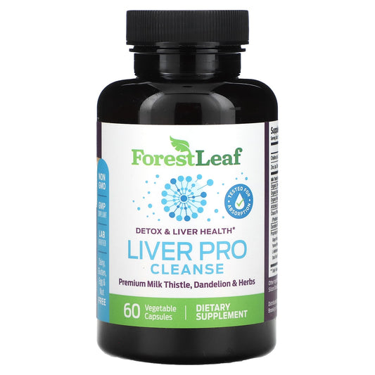 Forest Leaf Liver Pro Cleanse - 60 Capsules, Natural Detox Support - Image 1