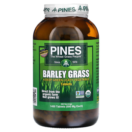 Pines International, Barley Grass, 1,400 Tablets - Image 1