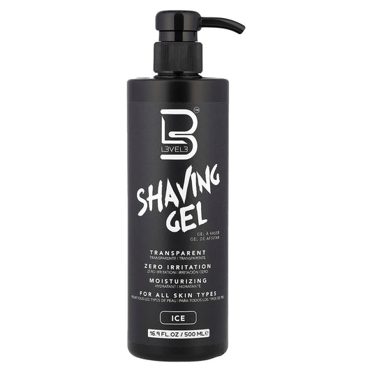 Level 3, Shaving Gel, Ice, 16.9 fl oz (500 ml) - Image 1