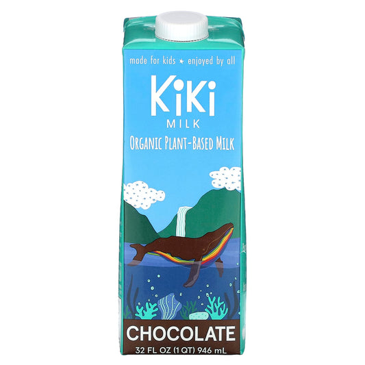 Kiki Milk, Organic Plant-Based Milk, Chocolate, 32 fl oz (946 ml) - Image 1