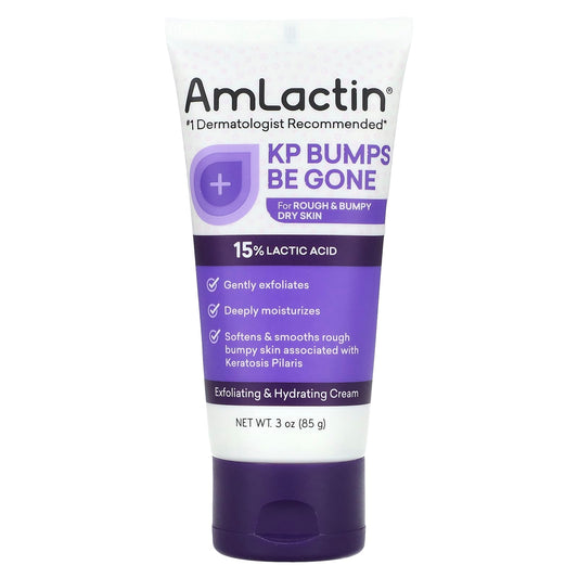 Exfoliate & Hydrate Dry Skin with AmLactin KP Bumps Be Gone Cream - Image 1
