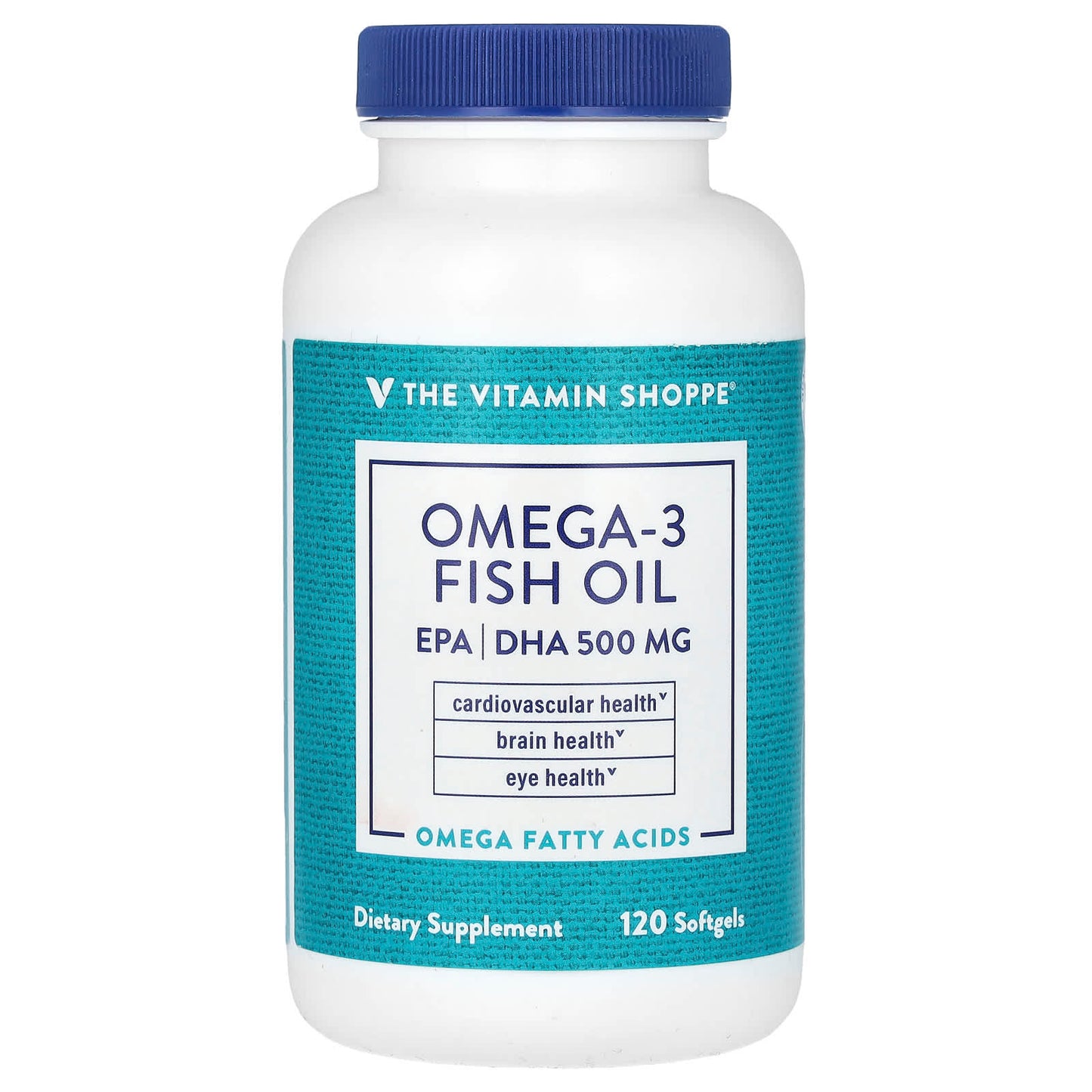 The Vitamin Shoppe, Omega-3 Fish Oil, 120 Softgels - Image 1