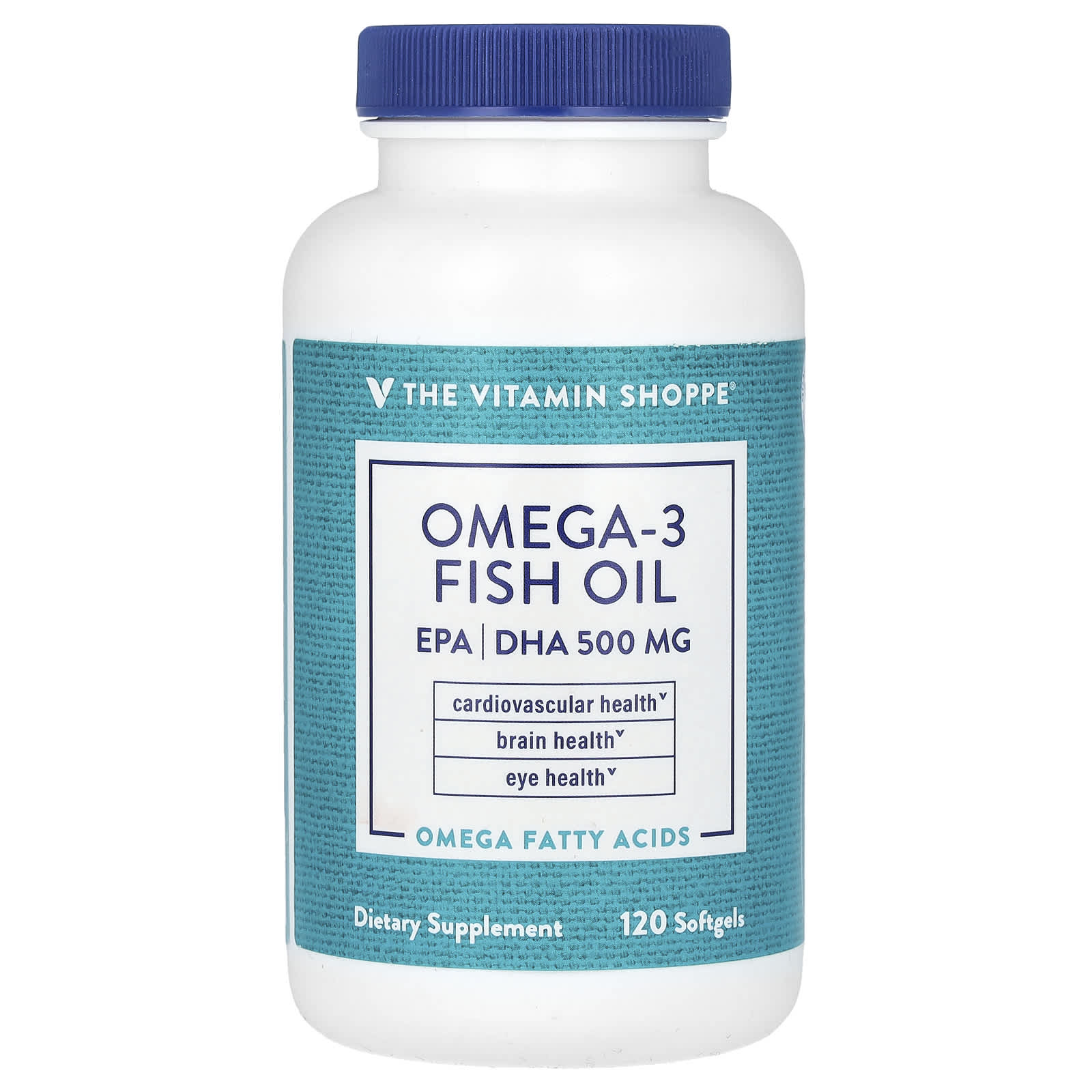 The Vitamin Shoppe, Omega-3 Fish Oil, 120 Softgels - Image 1