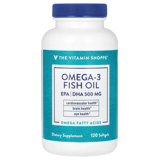 The Vitamin Shoppe, Omega-3 Fish Oil, 120 Softgels - Image 1