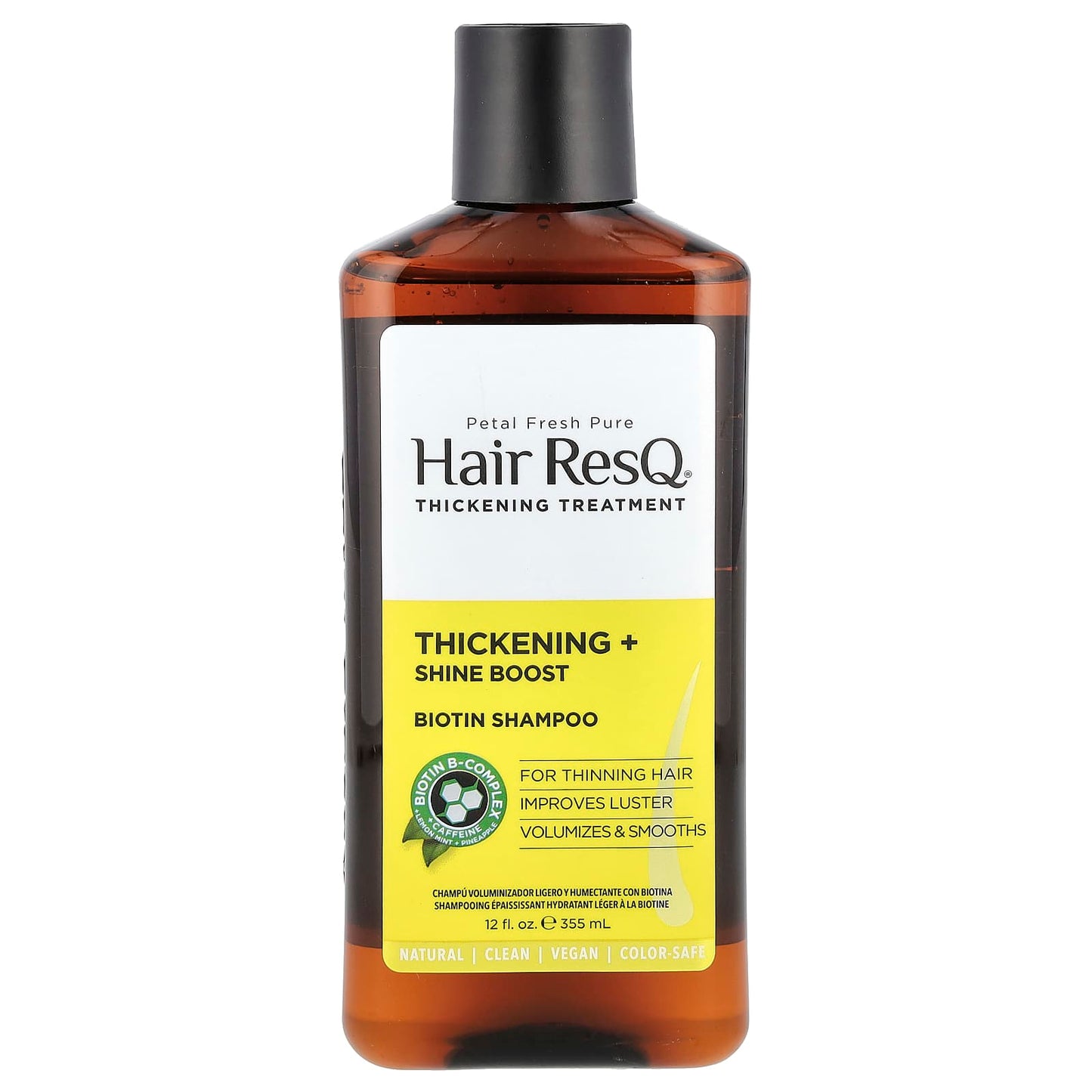 Petal Fresh, Hair ResQ®, Biotin Shampoo, Thickening + Shine Boost, 12 fl oz (355 ml) - Image 1
