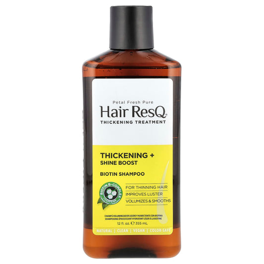 Petal Fresh, Hair ResQ®, Biotin Shampoo, Thickening + Shine Boost, 12 fl oz (355 ml) - Image 1