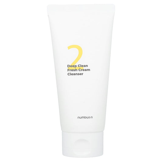 Numbuzin, No.2 Deep Clean Fresh Cream Cleanser, 4.05 fl oz (120 ml) - Image 1