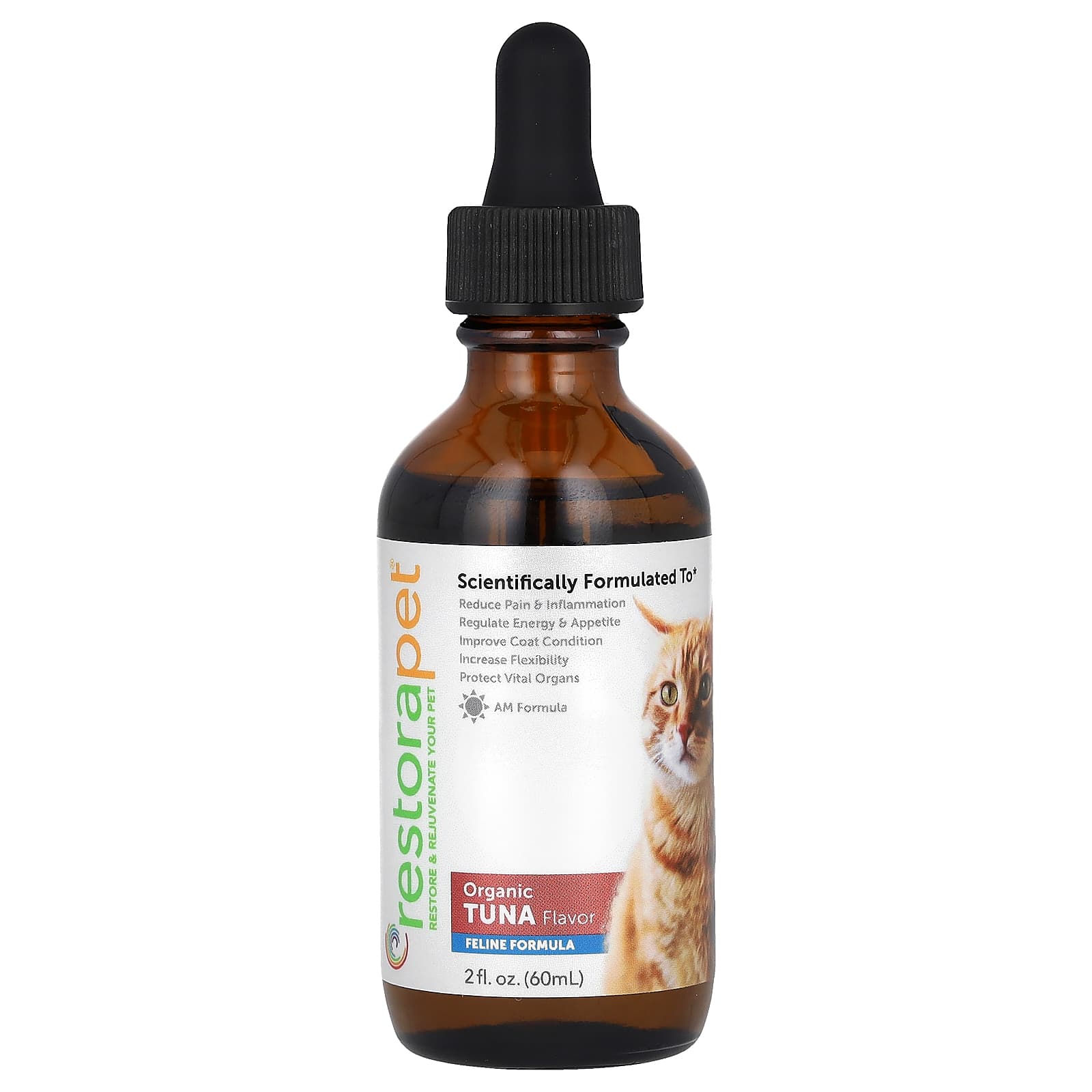 RestoraPet, Feline Formula, Organic Tuna, 2 fl oz (60 ml) - Image 1