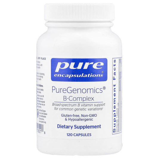Pure Encapsulations, PureGenomics® B-Complex , 120 Capsules - Image 1