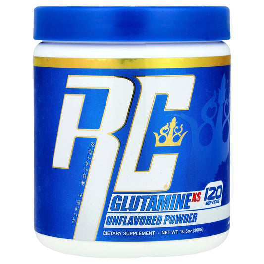 Ronnie Coleman, Vital Edition, Glutamine XS™ Powder, Unflavored, 10.6 oz (300 g) - Image 1