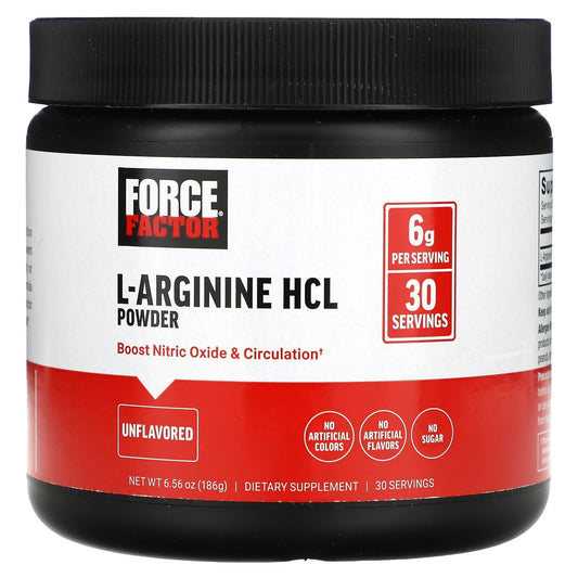 Unlock Improved Circulation with Force Factor L-Arginine HCL Powder - Image 1