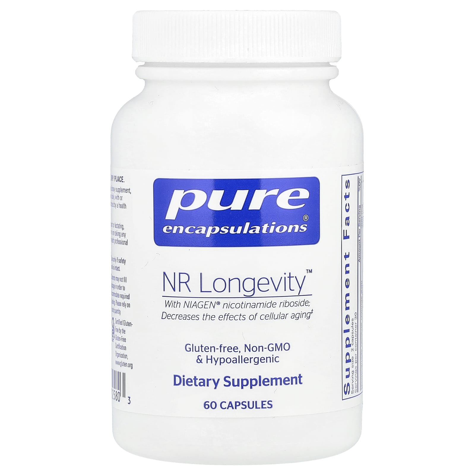 Pure Encapsulations, NR Longevity™, 60 Capsules - Image 1