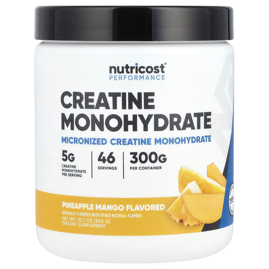 Nutricost, Creatine Monohydrate, Pineapple Mango , 10.7 oz (300 g) - Image 1