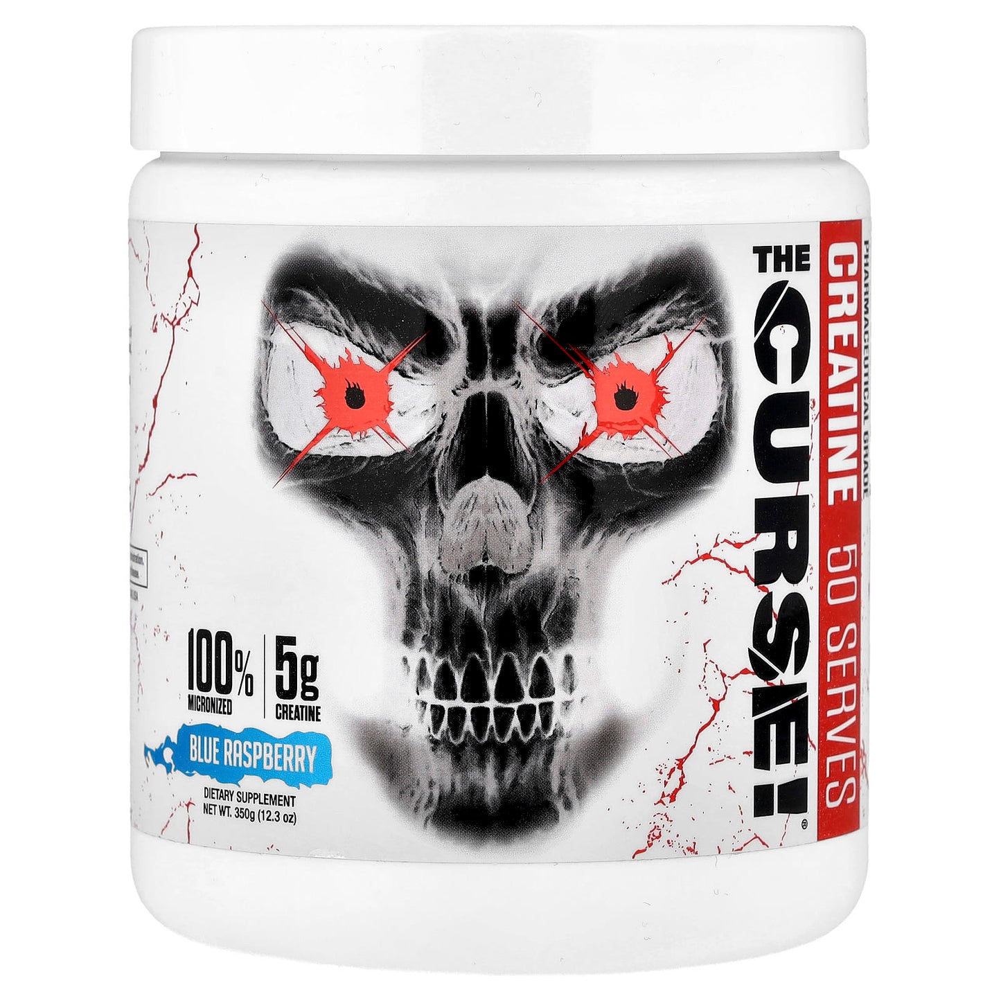 JNX Sports Creatine Supplement, 12.3 oz (350 g), Blue Raspberry - Image 1