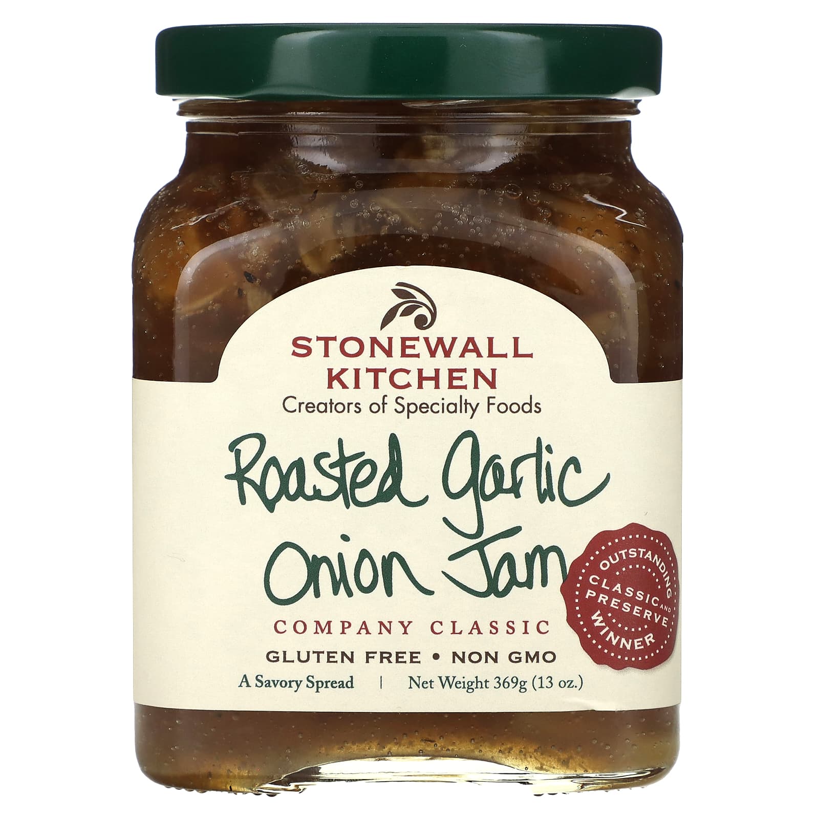 Stonewall Kitchen, Roasted Garlic Onion Jam, 13 oz (369 g) - Image 1