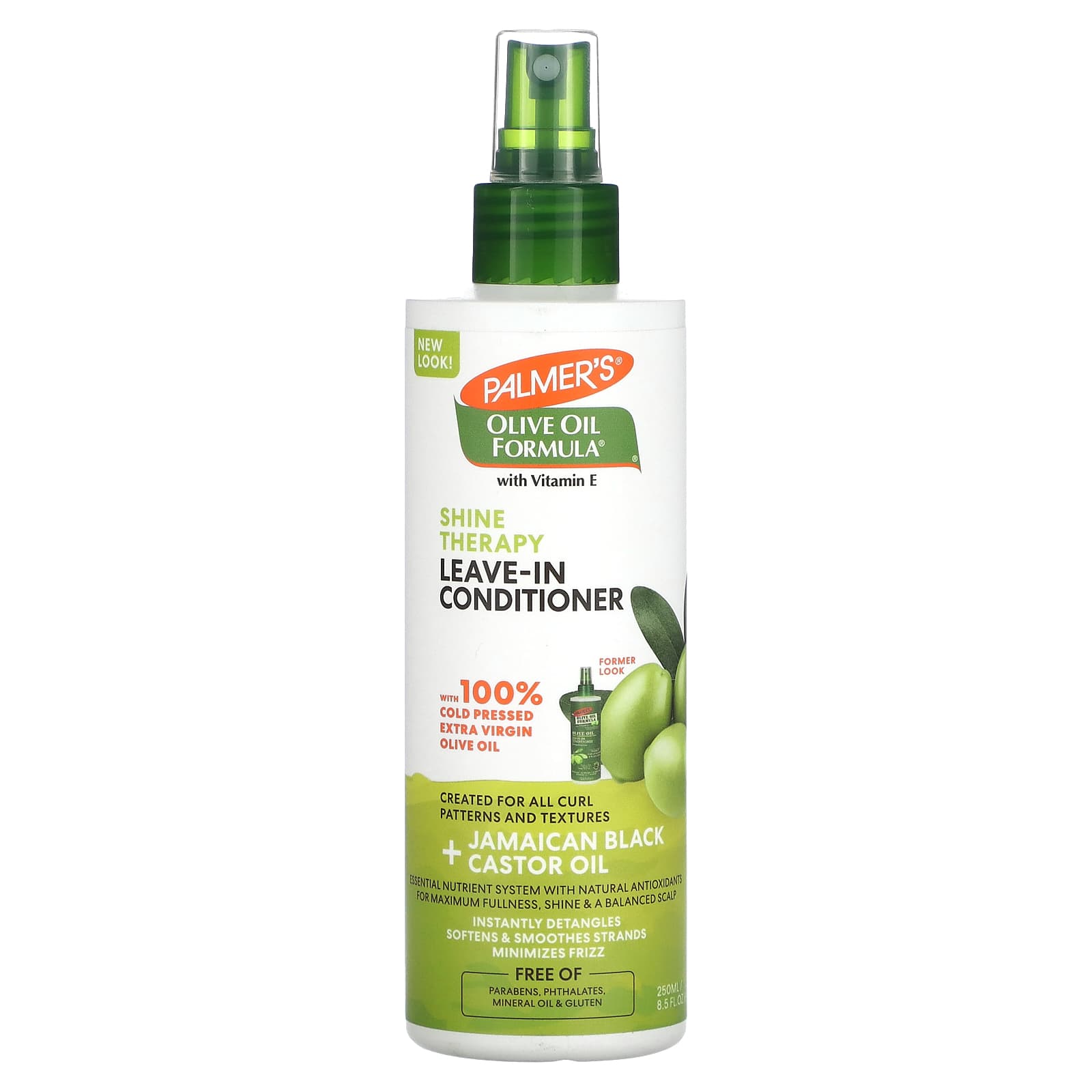 Palmer's, Olive Oil Formula® with Vitamin E, Shine Therapy Leave-In Conditioner, 8.5 fl oz (250 ml) - Image 1