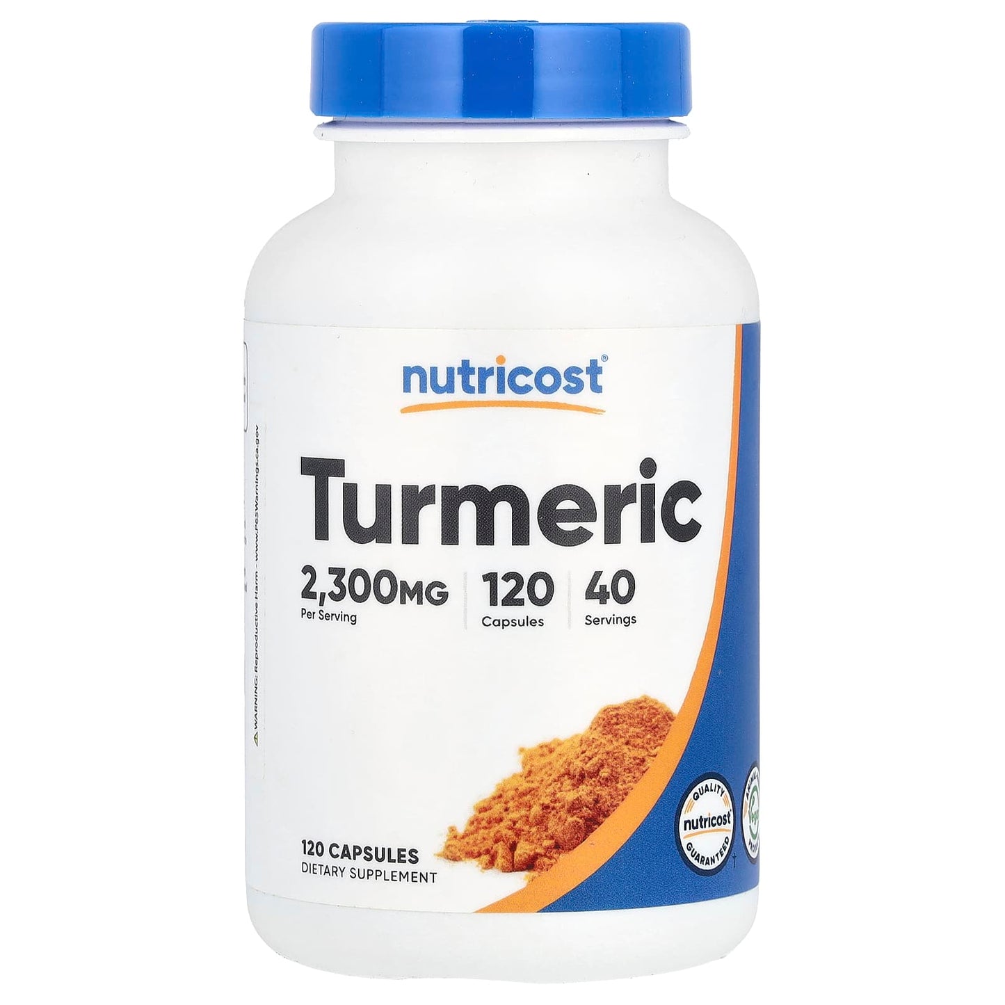 Nutricost, Turmeric, 120 Capsules - Image 1
