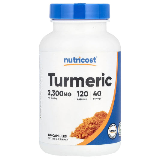 Nutricost, Turmeric, 120 Capsules - Image 1