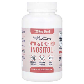 Unlock Hormone Balance with SMNutrition Myo & D-Chiro Inositol 120 Capsules