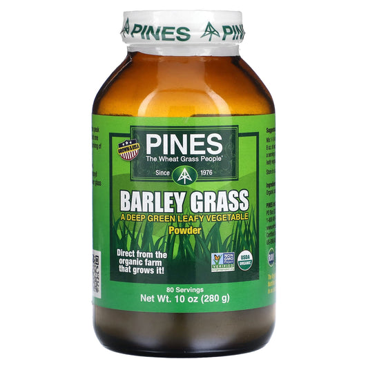 Pines International, Barley Grass Powder, 10 oz (280 g) - Image 1