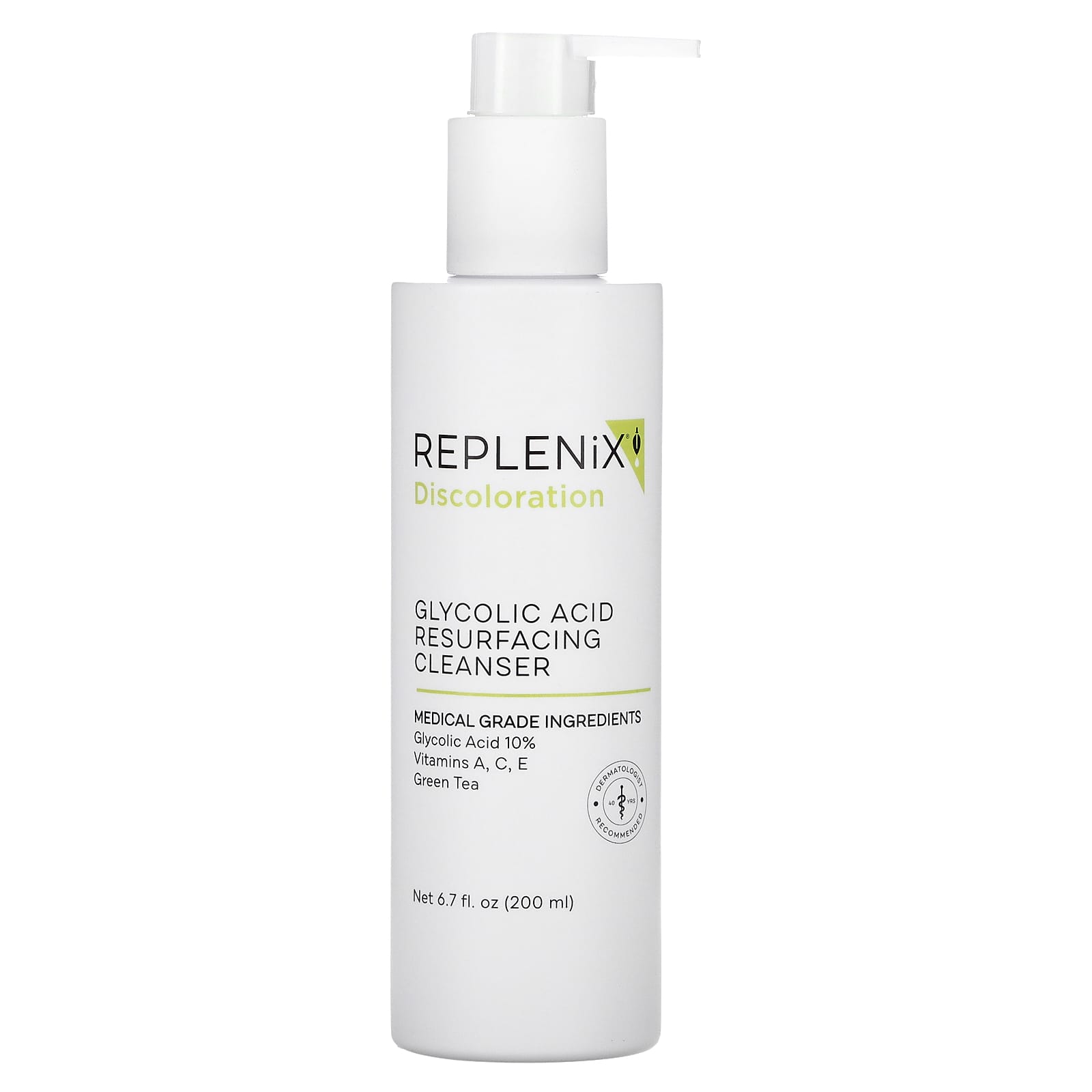 Replenix, Discoloration, Glycolic Acid Resurfacing Cleanser, 6.7 fl oz (200 ml) - Image 1