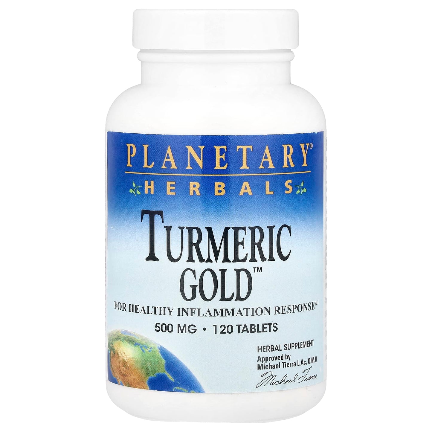 Planetary Herbals, Turmeric Gold™, 120 Tablets - Image 1