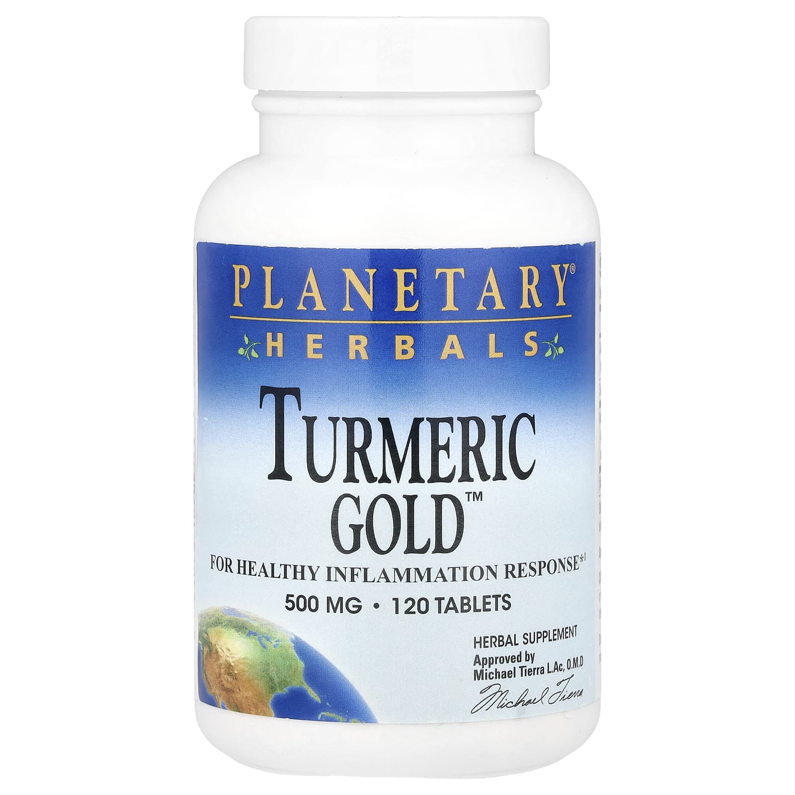 Planetary Herbals, Turmeric Gold™, 120 Tablets - Image 1