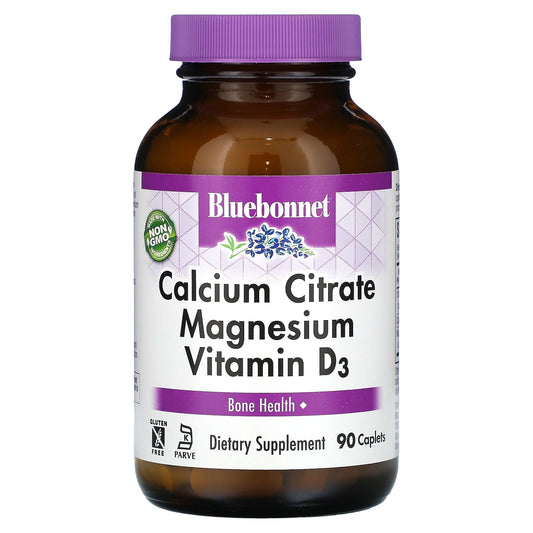 Bluebonnet Nutrition - Calcium Citrate, Magnesium & Vitamin D3 Supplement for Strong Bones - Image 1