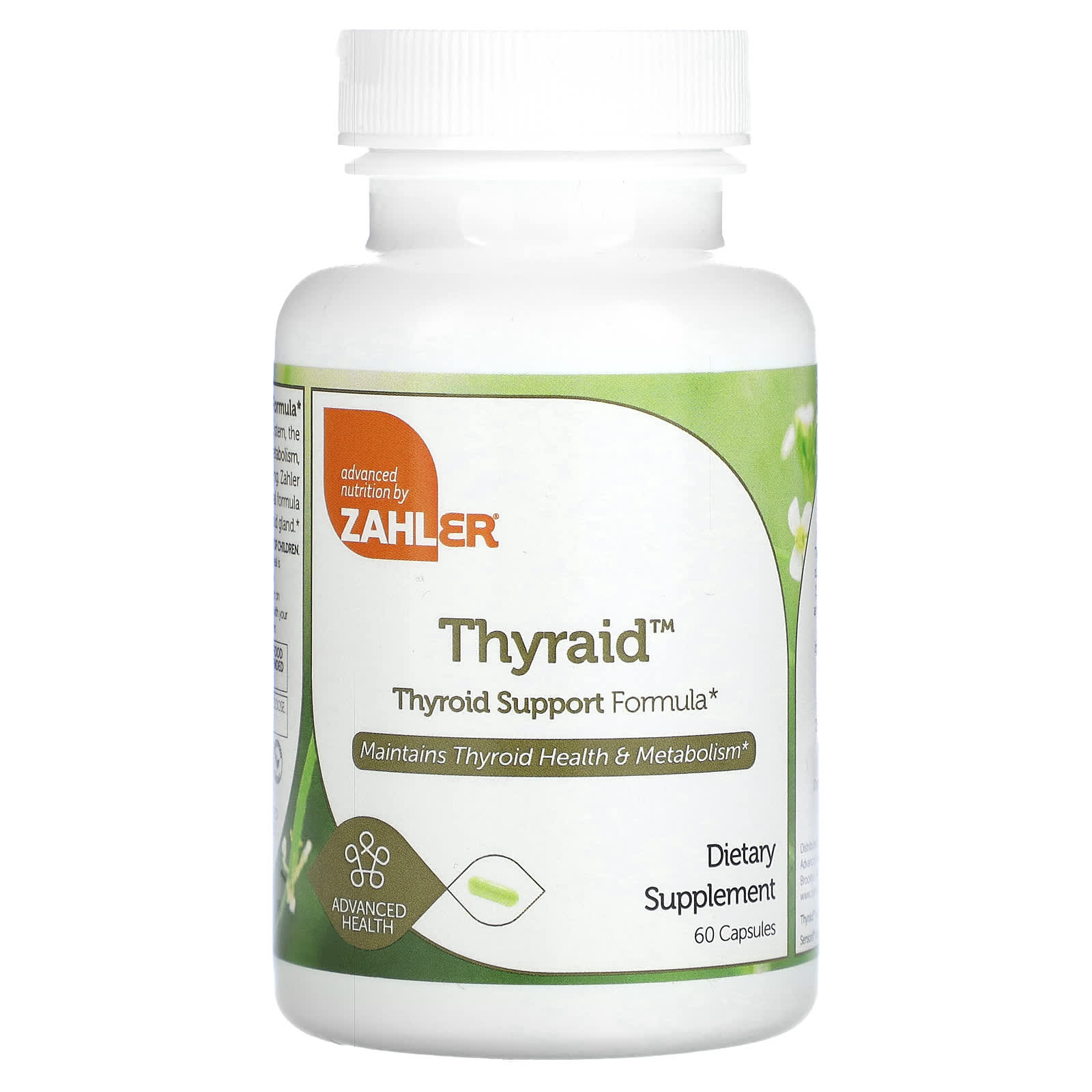 Zahler, Thyraid, Thyroid Support Formula, 60 Capsules - Image 1
